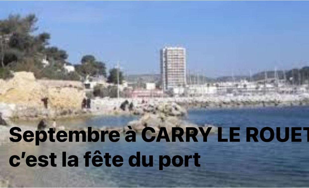 200m de la plage ,3mn du port à 50m du centre ville Carry-le-Rouet Esterno foto